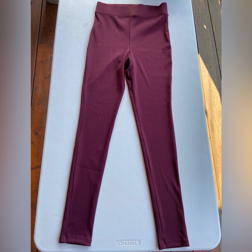Forever 21 red leggings size M